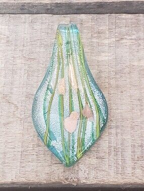 ARTISAN Lampwork Glass Petal Style Pendant